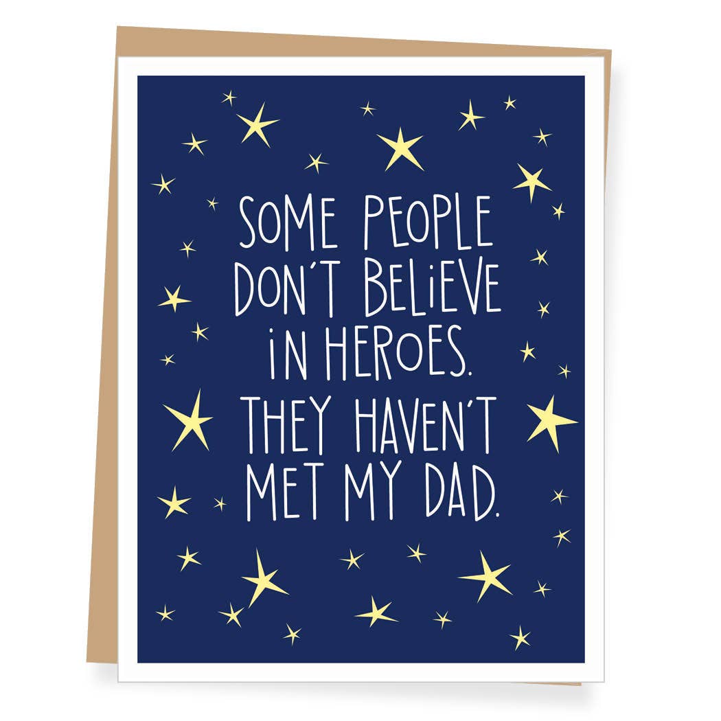 Greeting Card - Father's Day: My Hero Dad