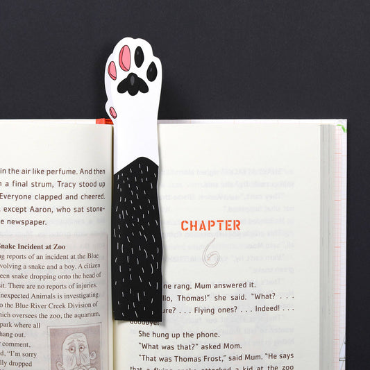 Bookmark-063: Cat Paw (it's die cut!)
