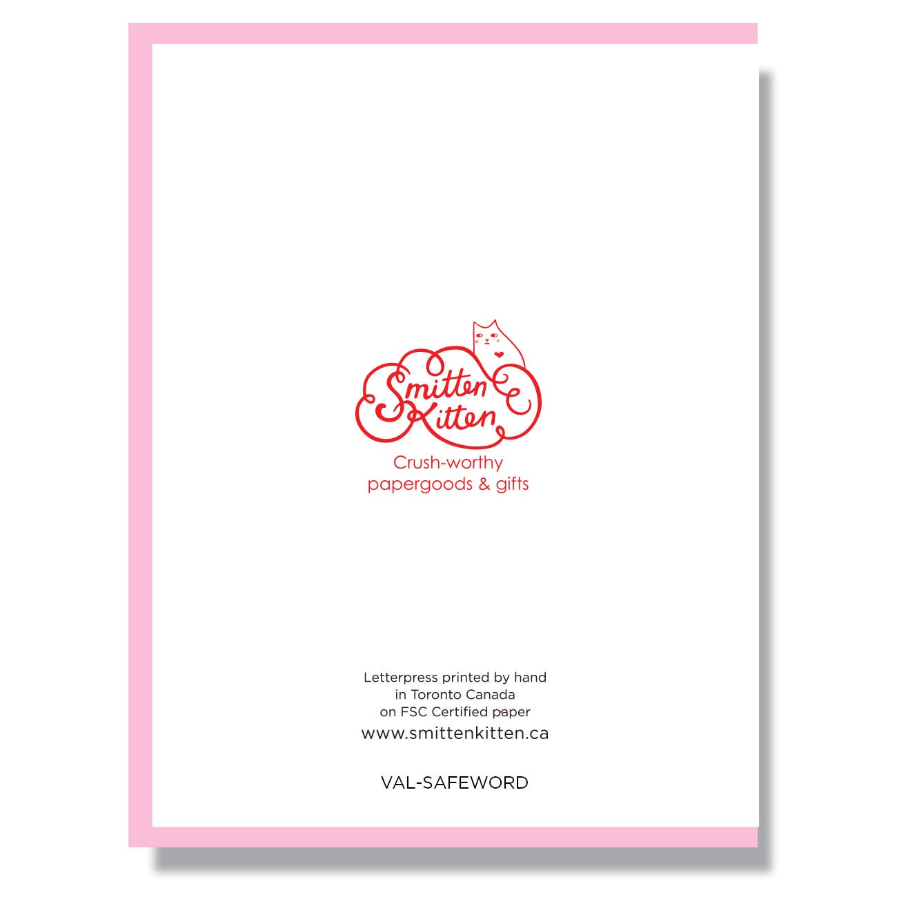 Greeting Card - Love: Hey Valentine! What's Your Safe Word?