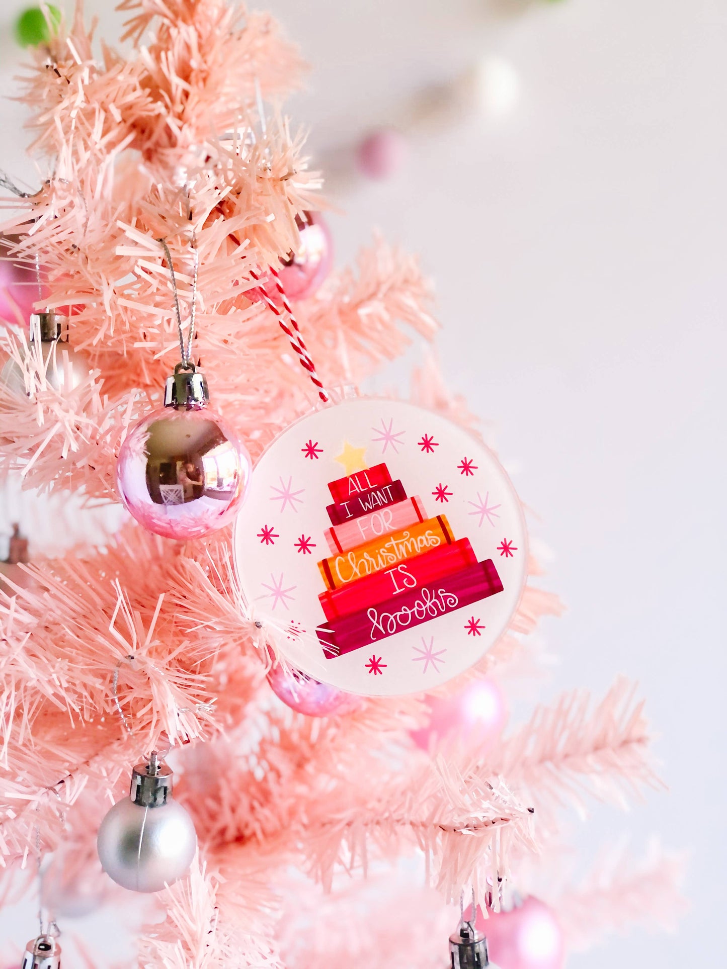 Ornament-Christmas-01: All I Want For Christmas is Books