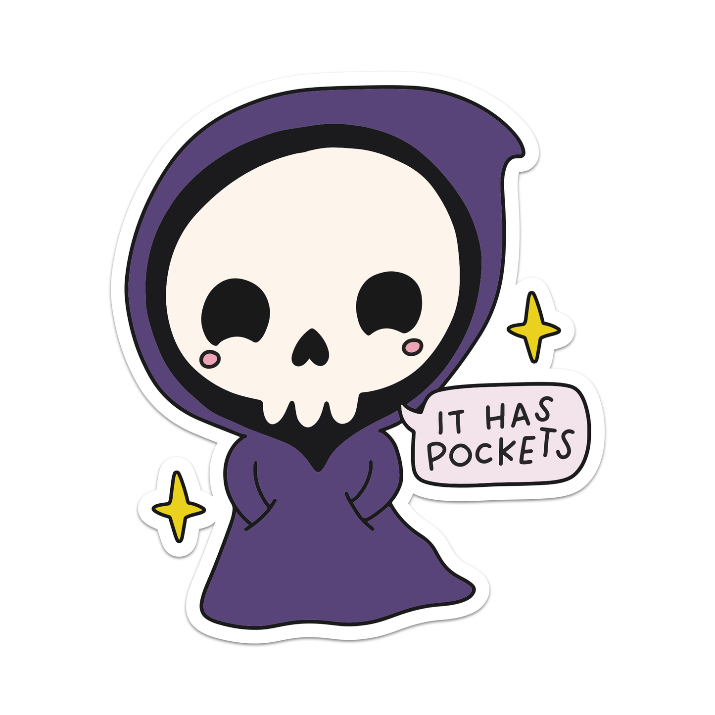 Sticker: It Has Pockets