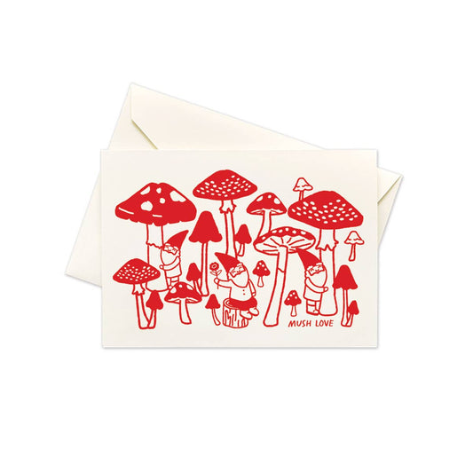 Note Cards Boxed Set: Gnomes with Mushrooms