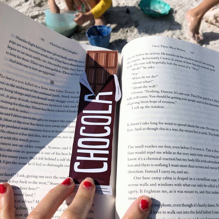 Bookmark-062: Bar of Chocolate (it's die cut!)