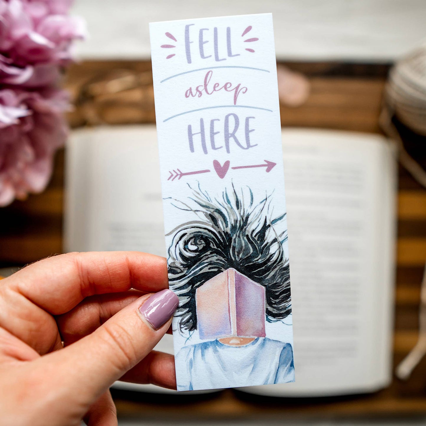 Bookmark-038: Fell Asleep Here