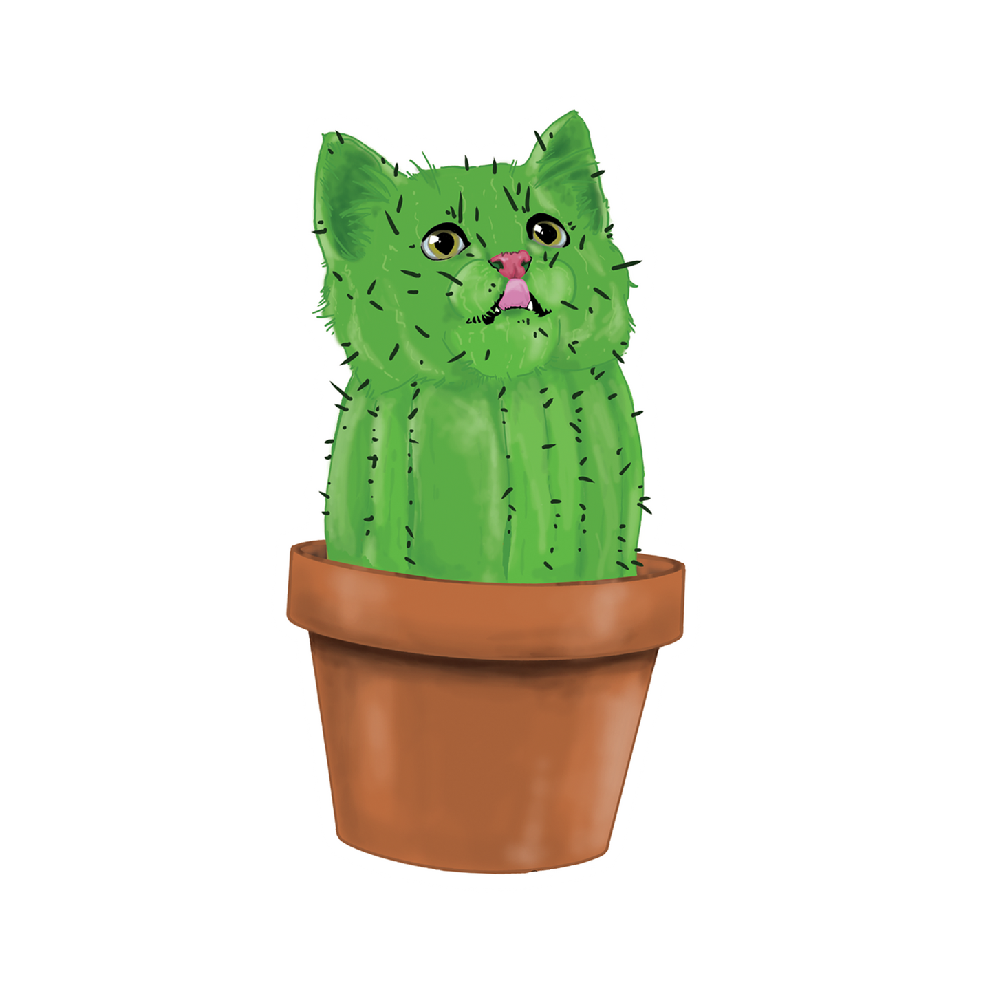 Sticker: Cacti Cat