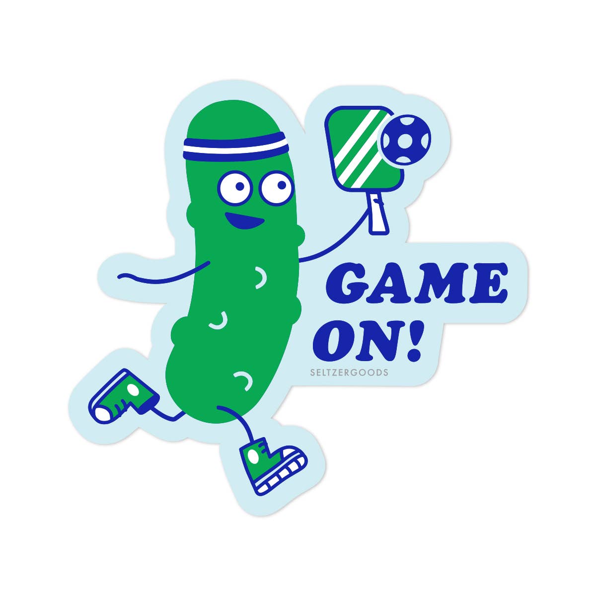Sticker: Pickleball Player