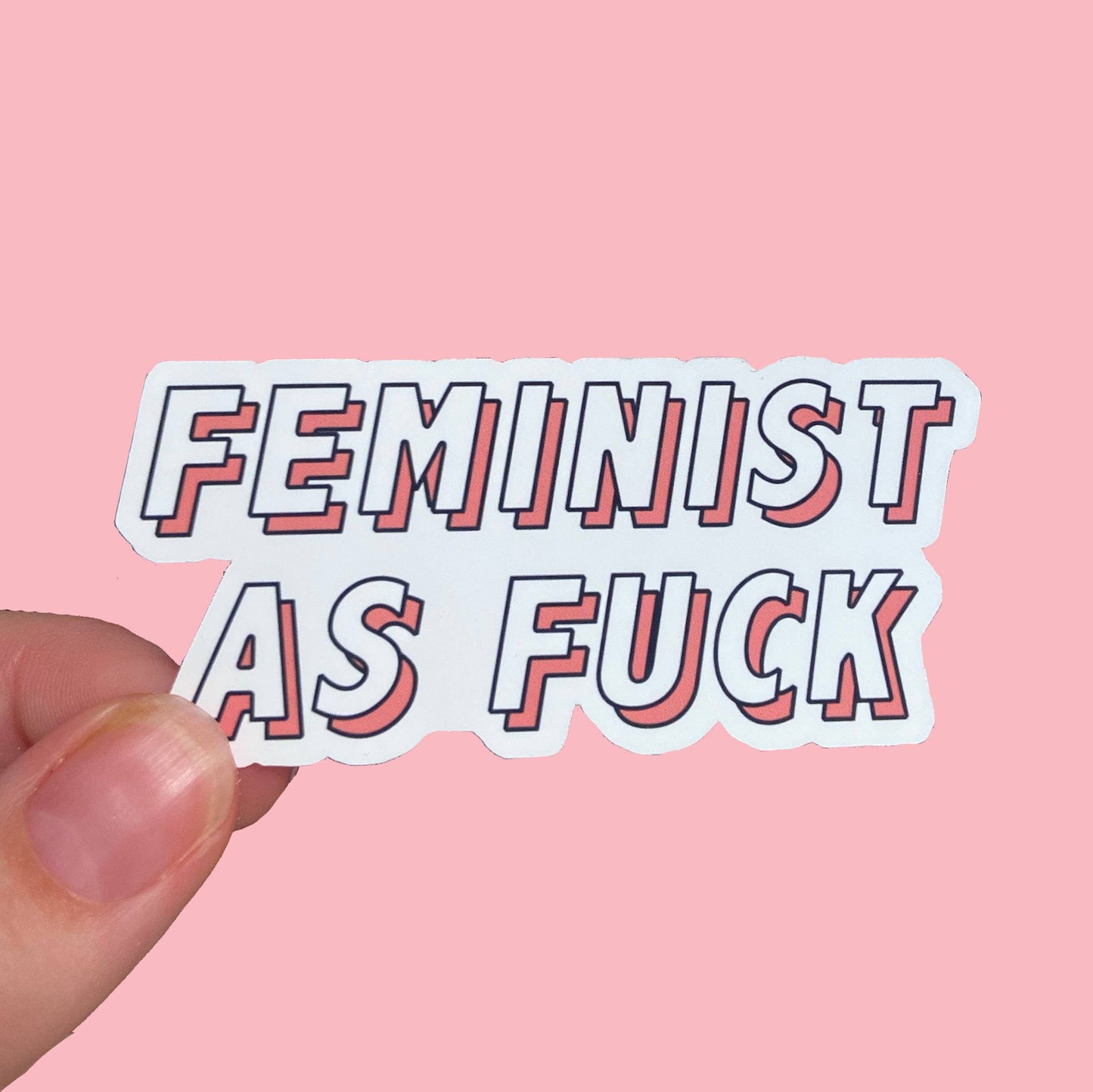 Sticker: Feminist AF