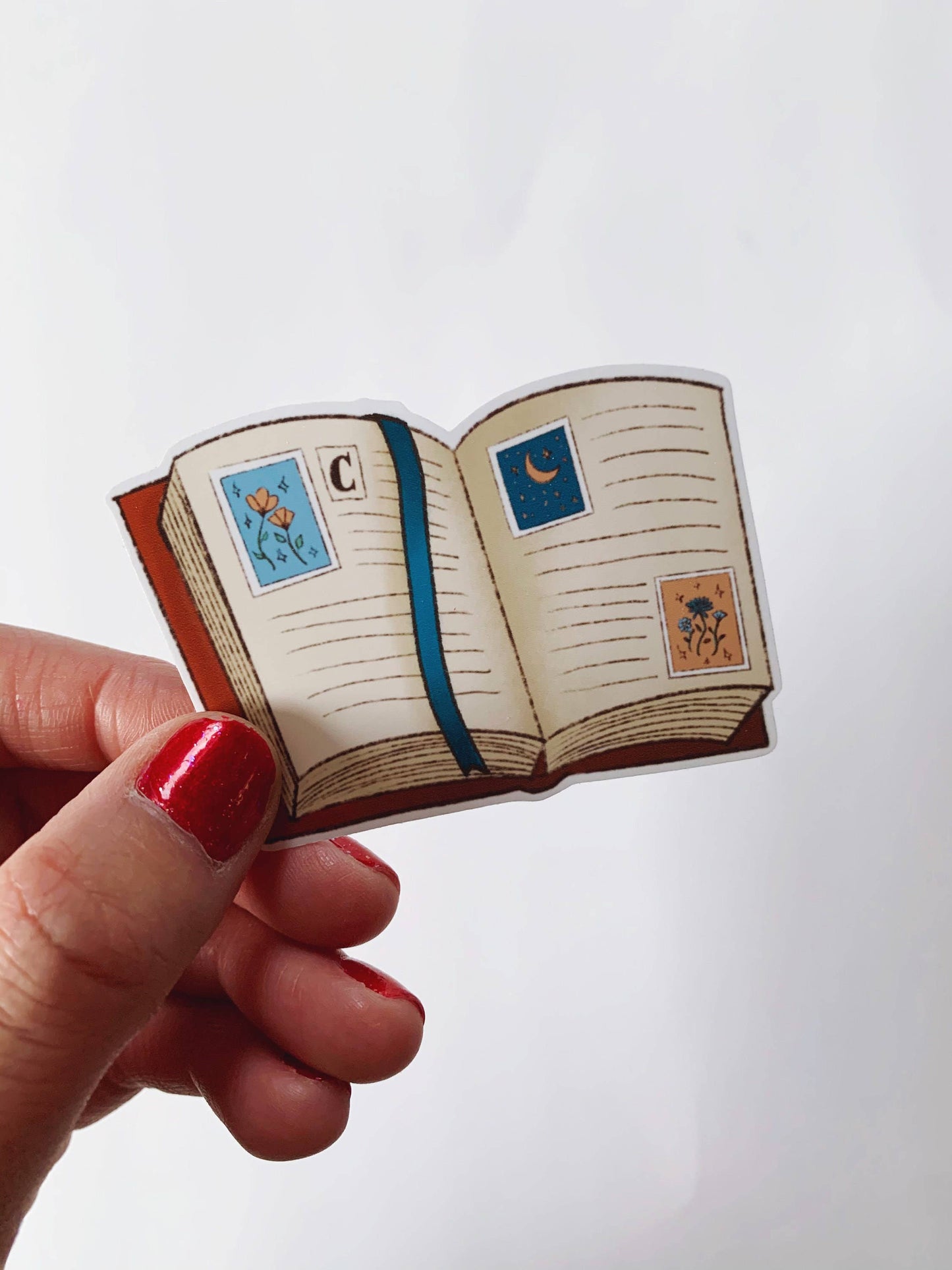 Sticker-Books-14: Open Book