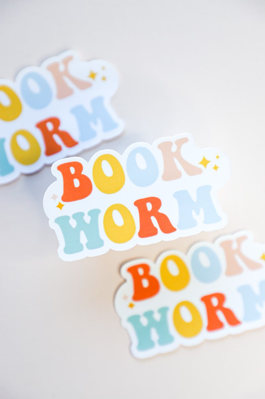 Sticker-Books-32: Bookworm Sticker