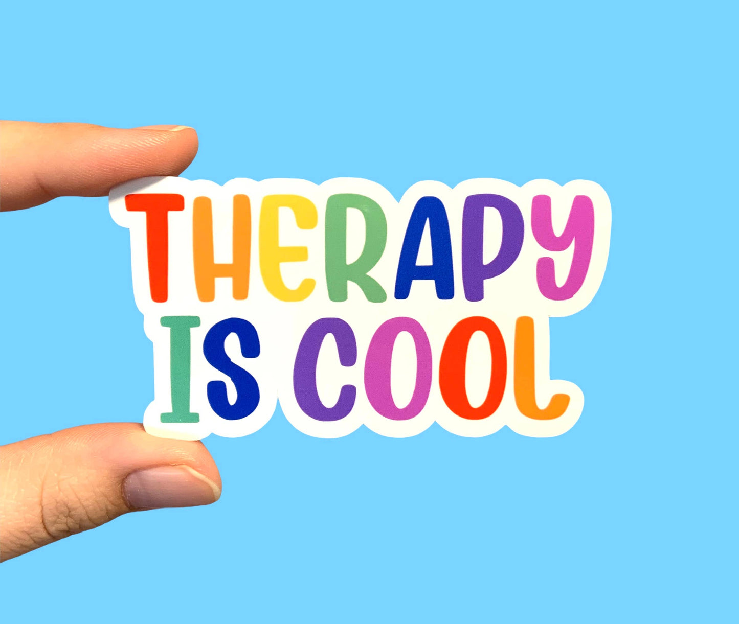 Sticker: Therapy Is Cool