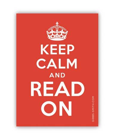 Sticker-Books-19: Keep Calm And Read On