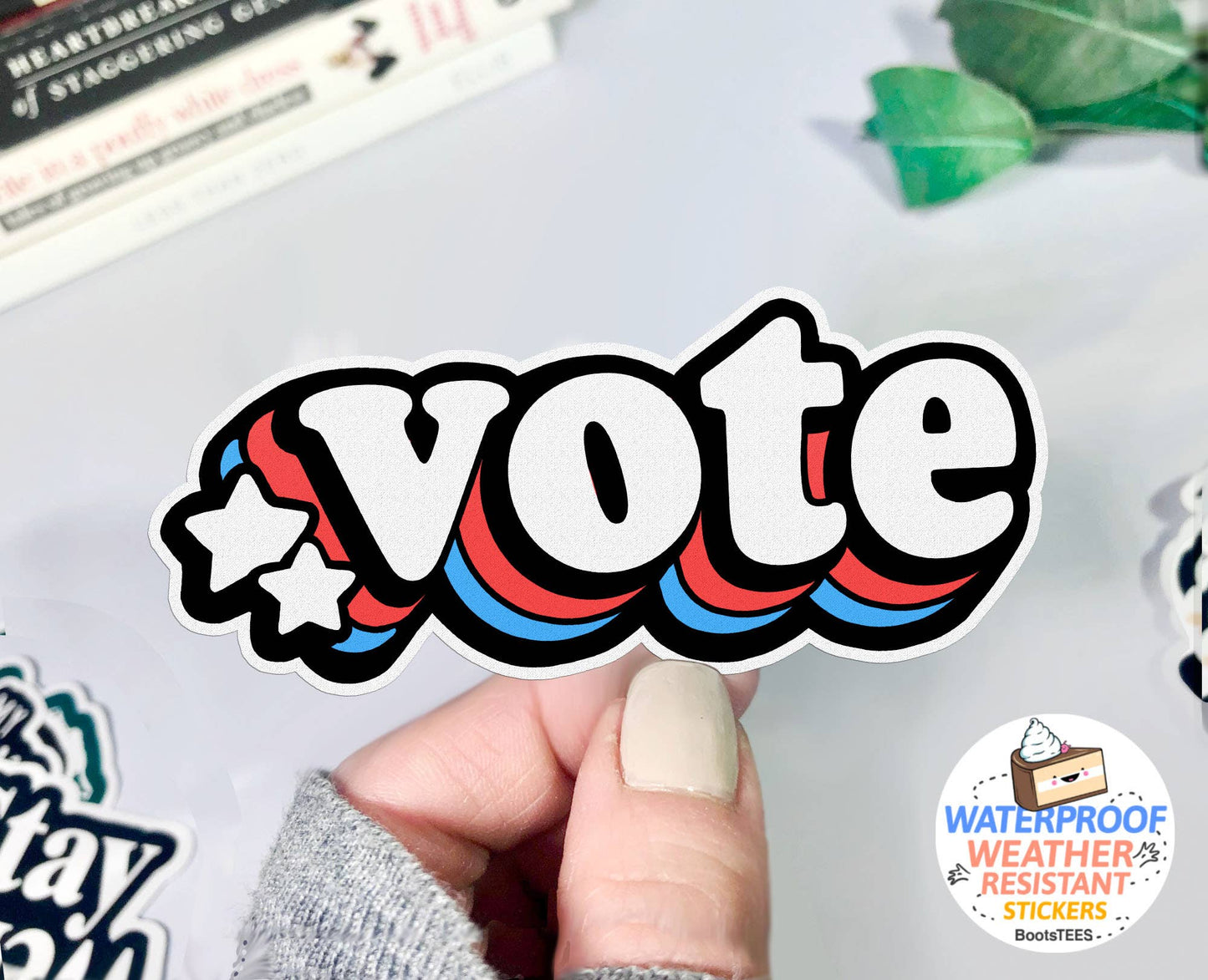 Sticker: Retro Vote