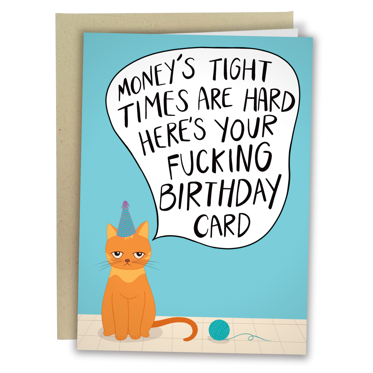 Greeting Card - Birthday: Here's Your F*cking Birthday Card