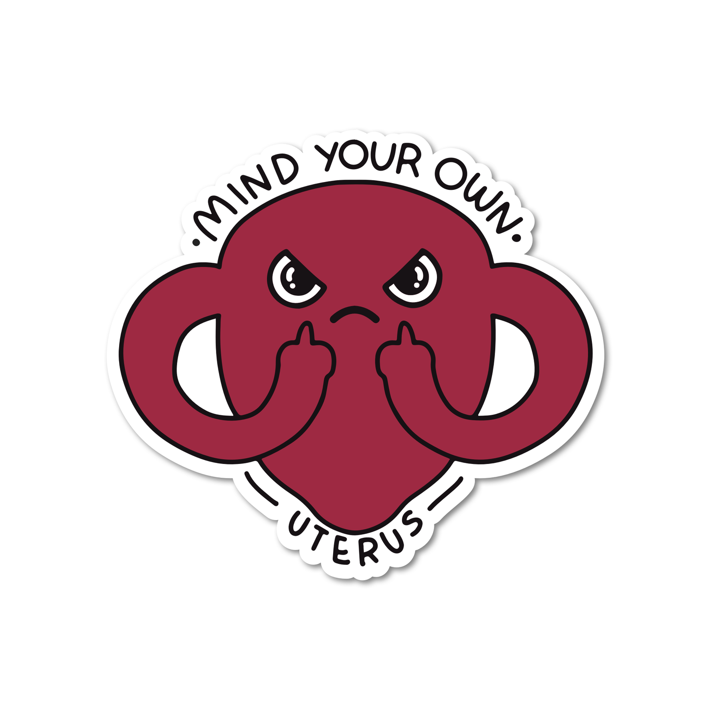Sticker-ProChoice-07: Mind Your Own Uterus