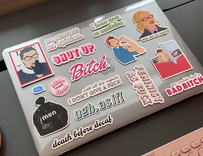 Sticker: Feminist AF