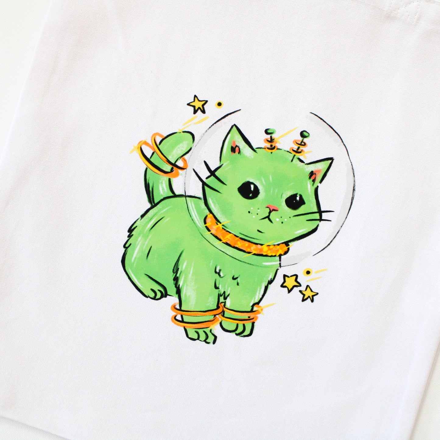 Tote Bag: Space Kitty
