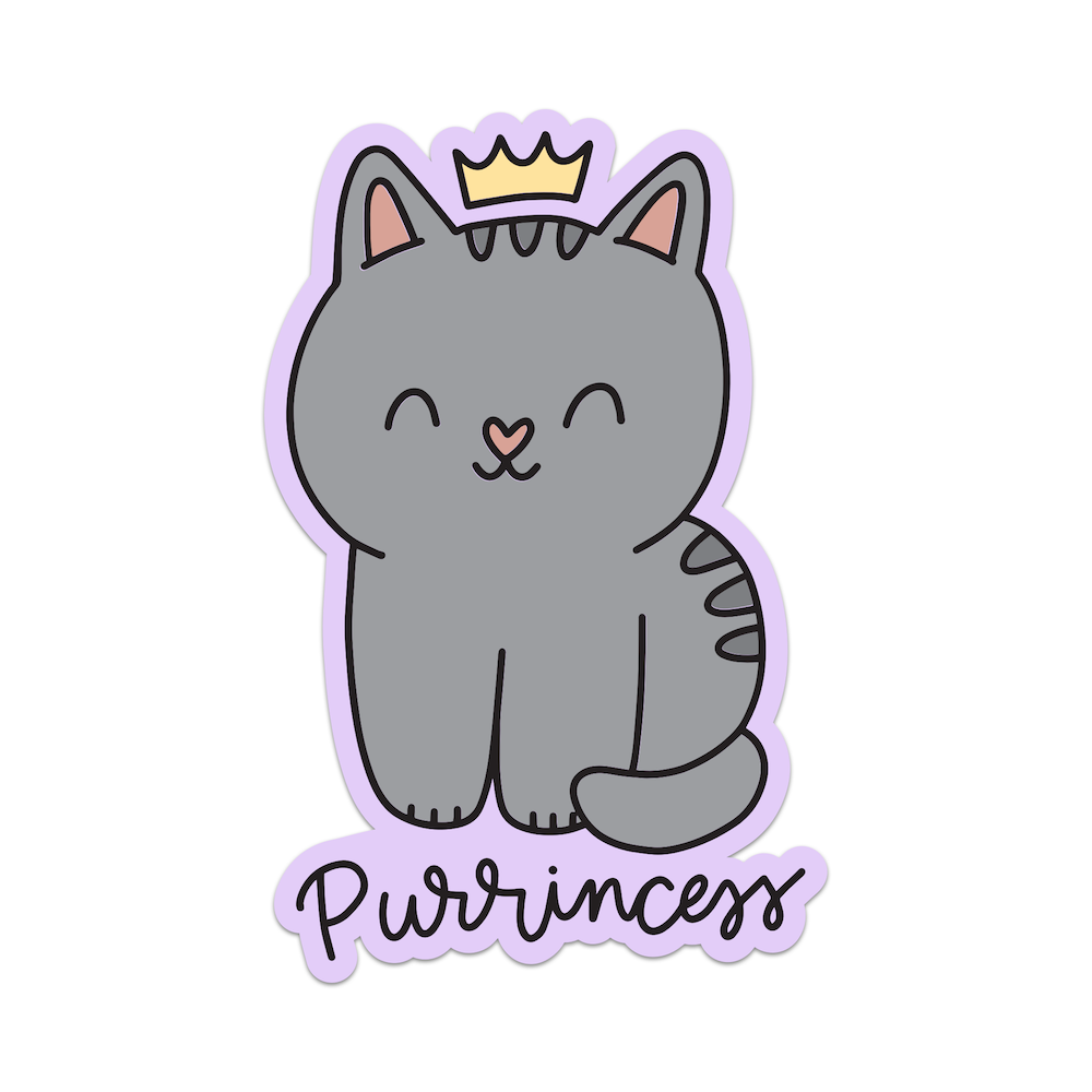 Sticker-Cat-99: Purrincess