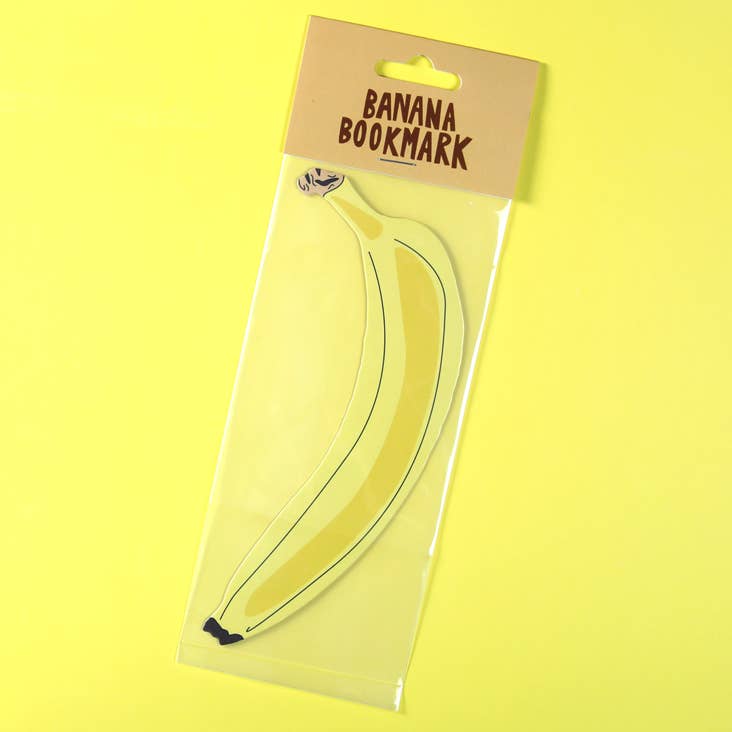 Bookmark-061: - Banana (it's die cut!)