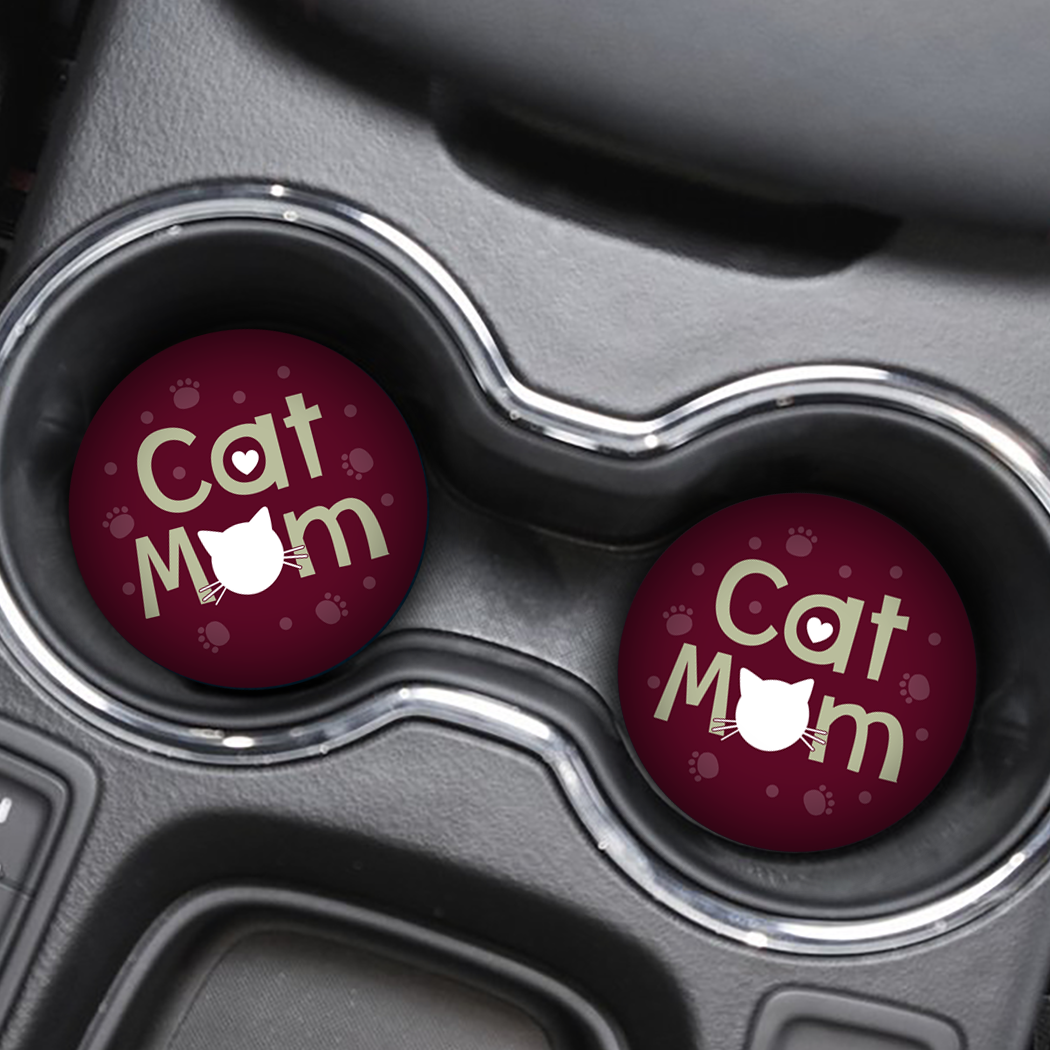 Car Coaster: Cat Mom
