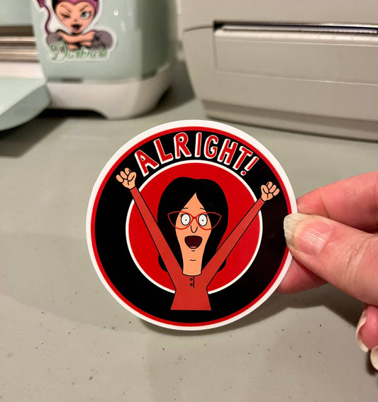 Sticker-TV-03: Bob's Burgers - Linda, Alright!