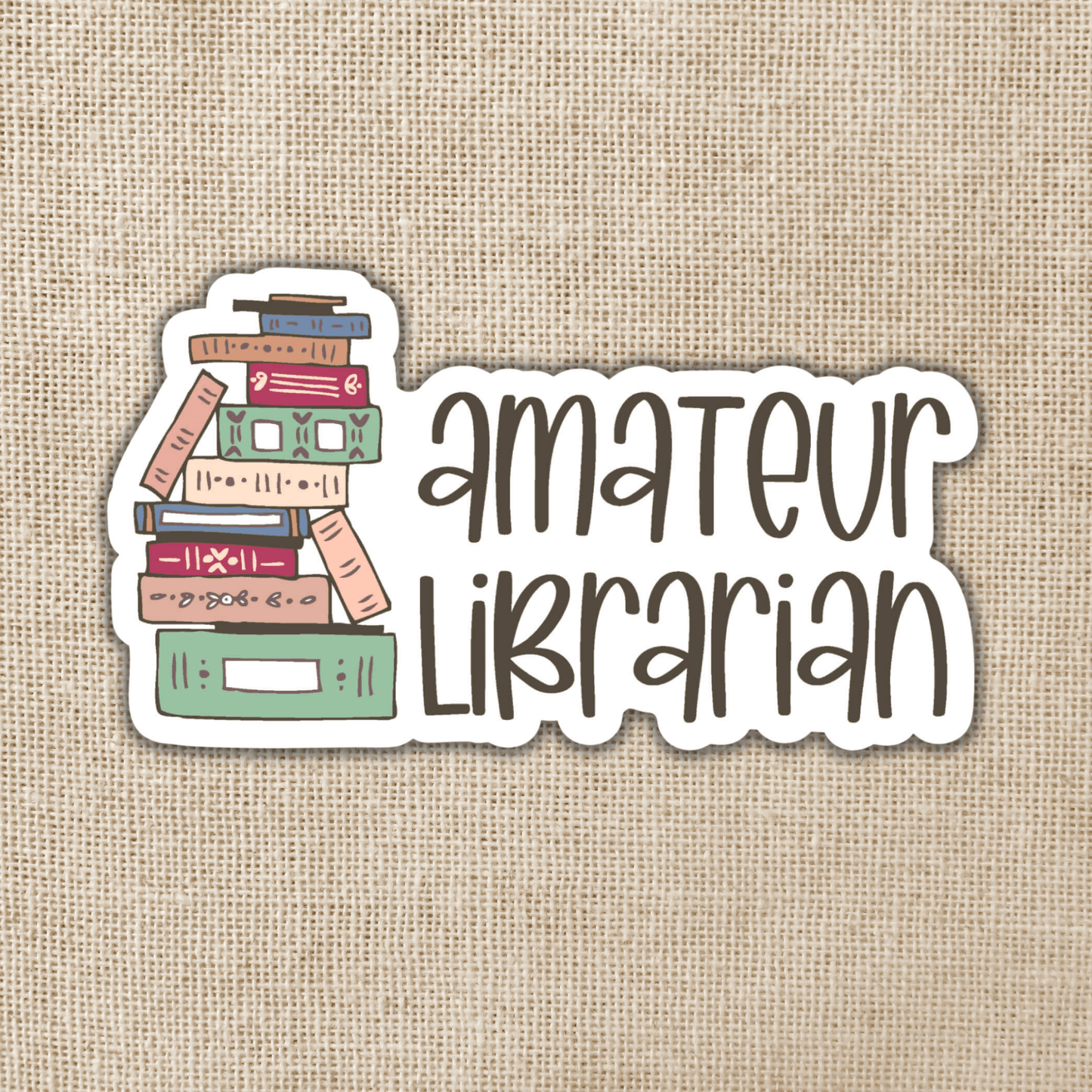 Sticker-Books-11: Amateur Librarian