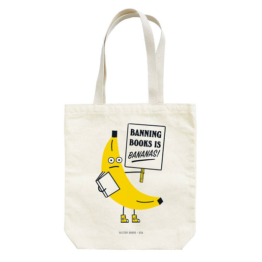 Tote Bag: Banning Books is Bananas!