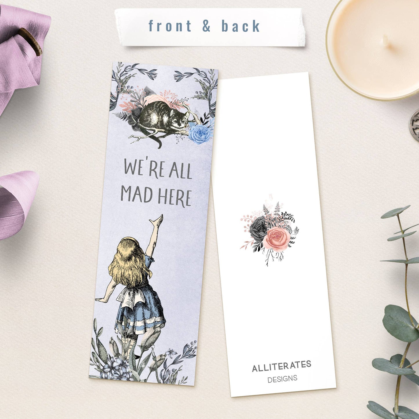Bookmark-032: Alice in Wonderland