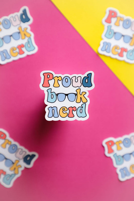 Sticker-Books-06: Proud Book Nerd