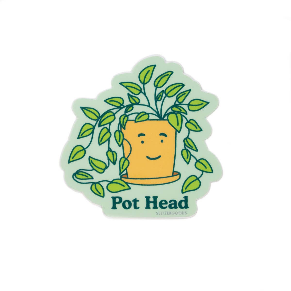Sticker-MJ-01: Pot Head