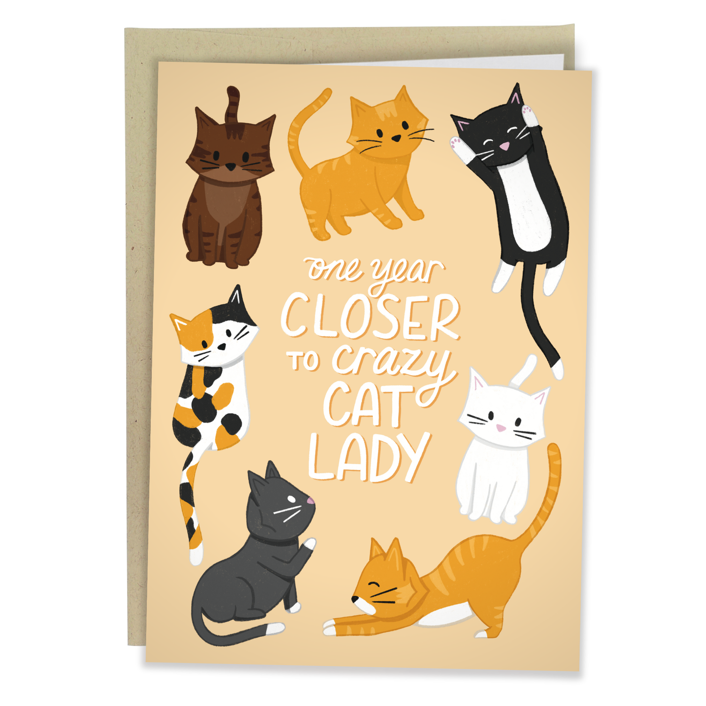 Greeting Card - Birthday: Crazy Cat Lady