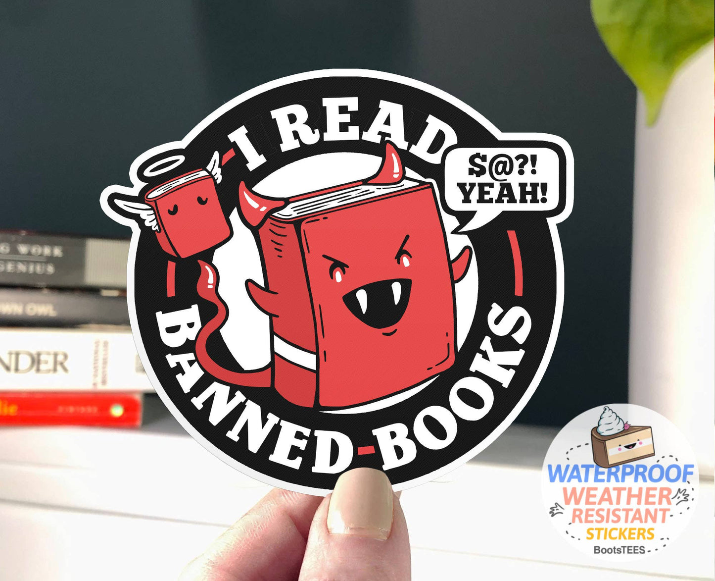 Sticker-BannedBooks-05: I Read Banned Books