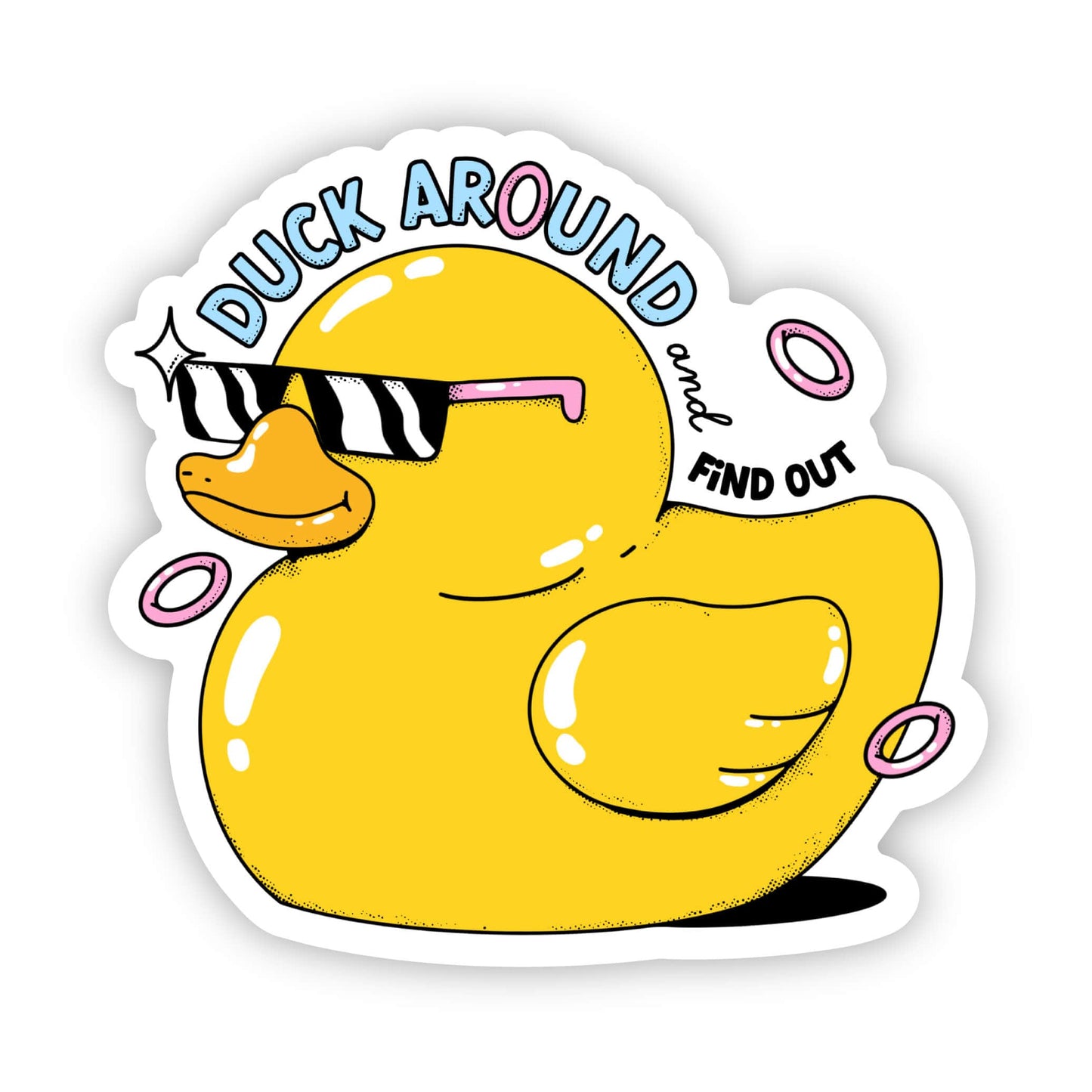 Sticker-Social-01: Duck Around And Find Out