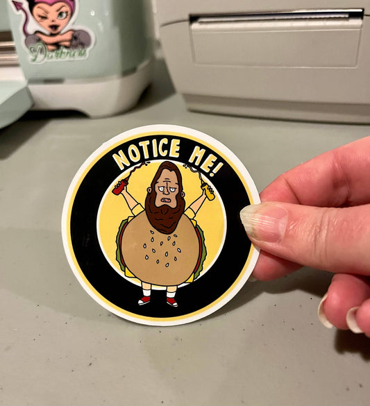 Sticker-TV-02: Bob's Burgers - Gene, Beefsquatch