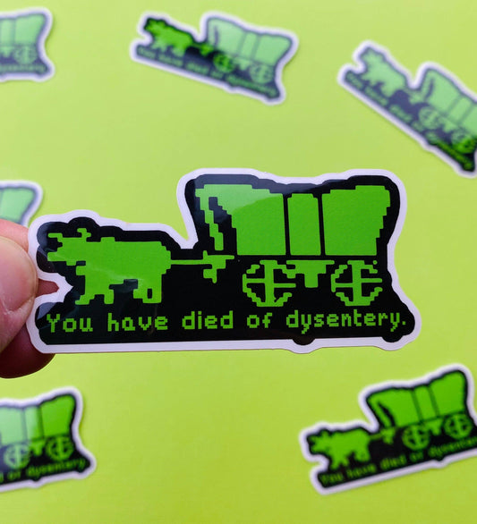 Sticker-Tech-04: 80s Retro - Oregon Trail