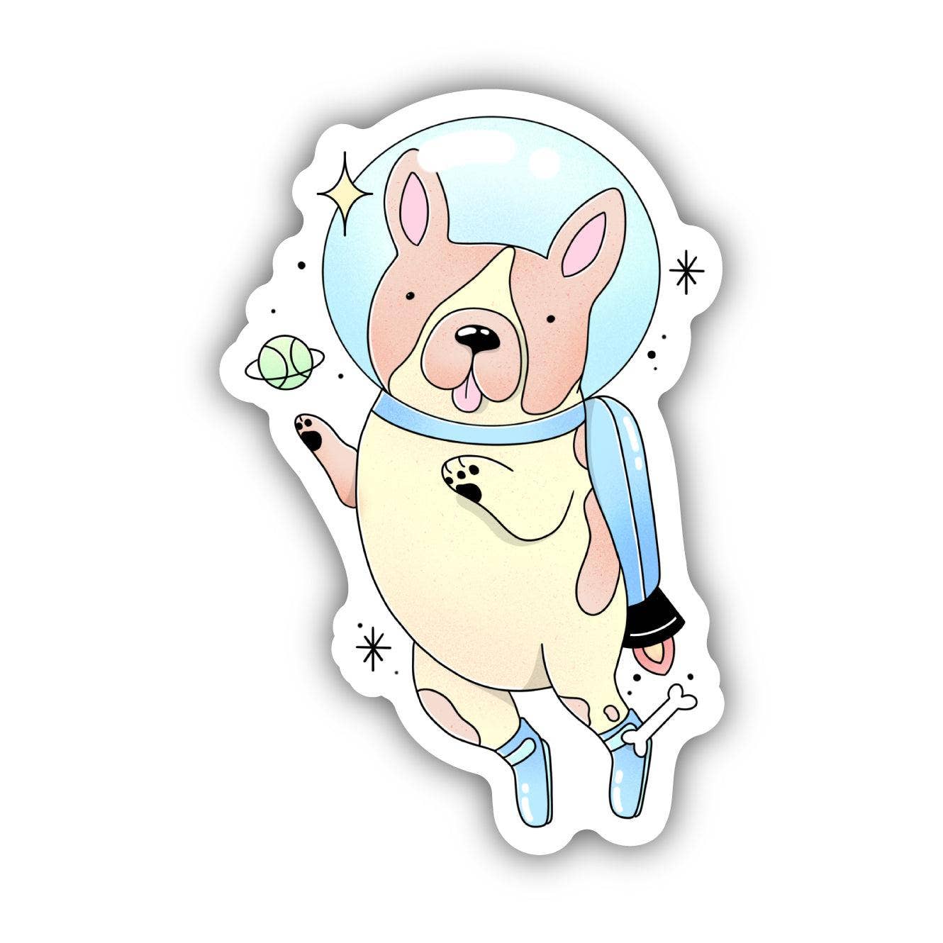 Sticker-Dog-05: Space Dog