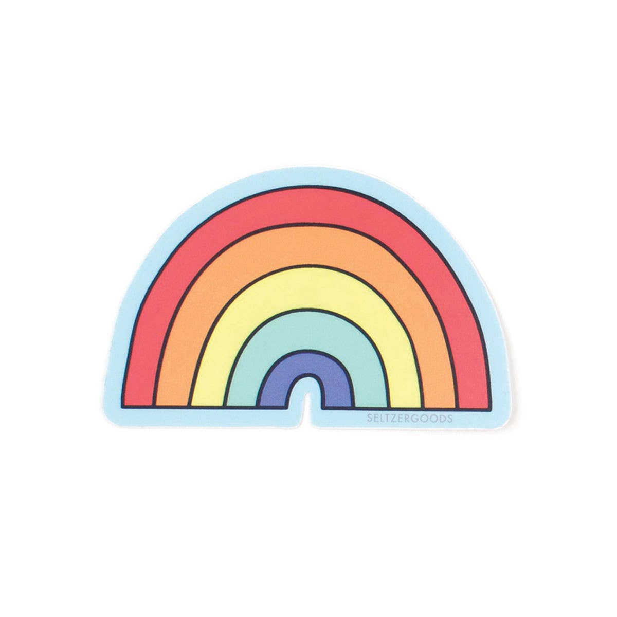 Sticker-LGBTQIA+-07: Rainbow