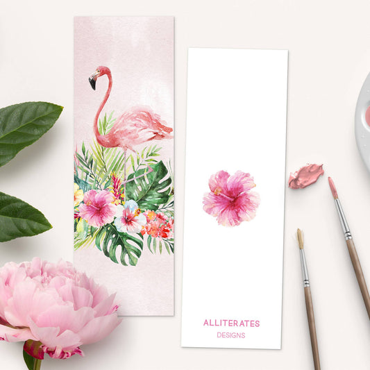 Bookmark-049: Pink Flamingo