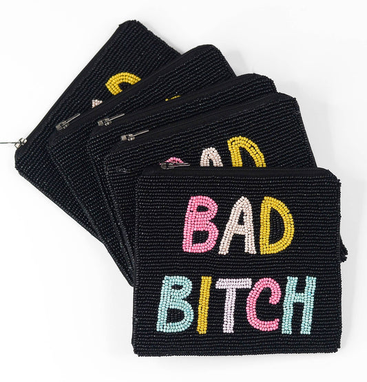 Seed Bead Bag: Bad B*tch