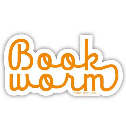 Sticker: Book Worm