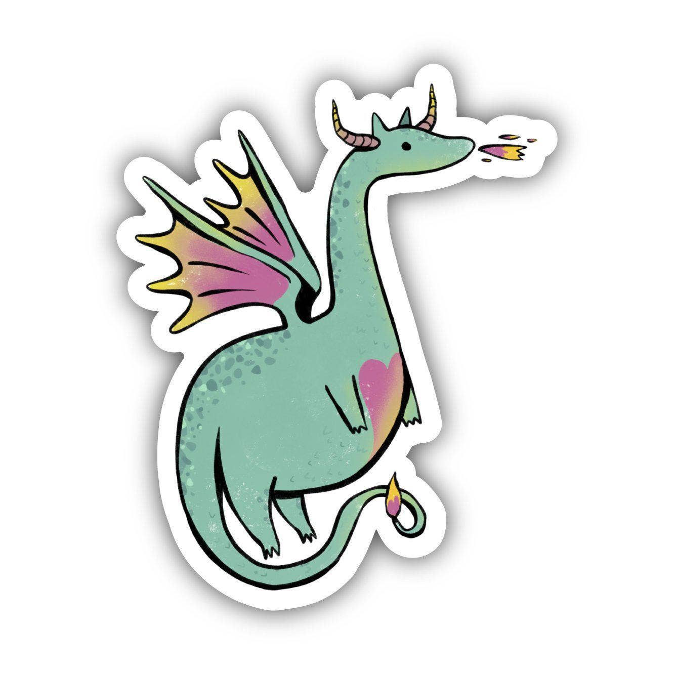 Sticker-Fantasy-01: Dragon Fairytale
