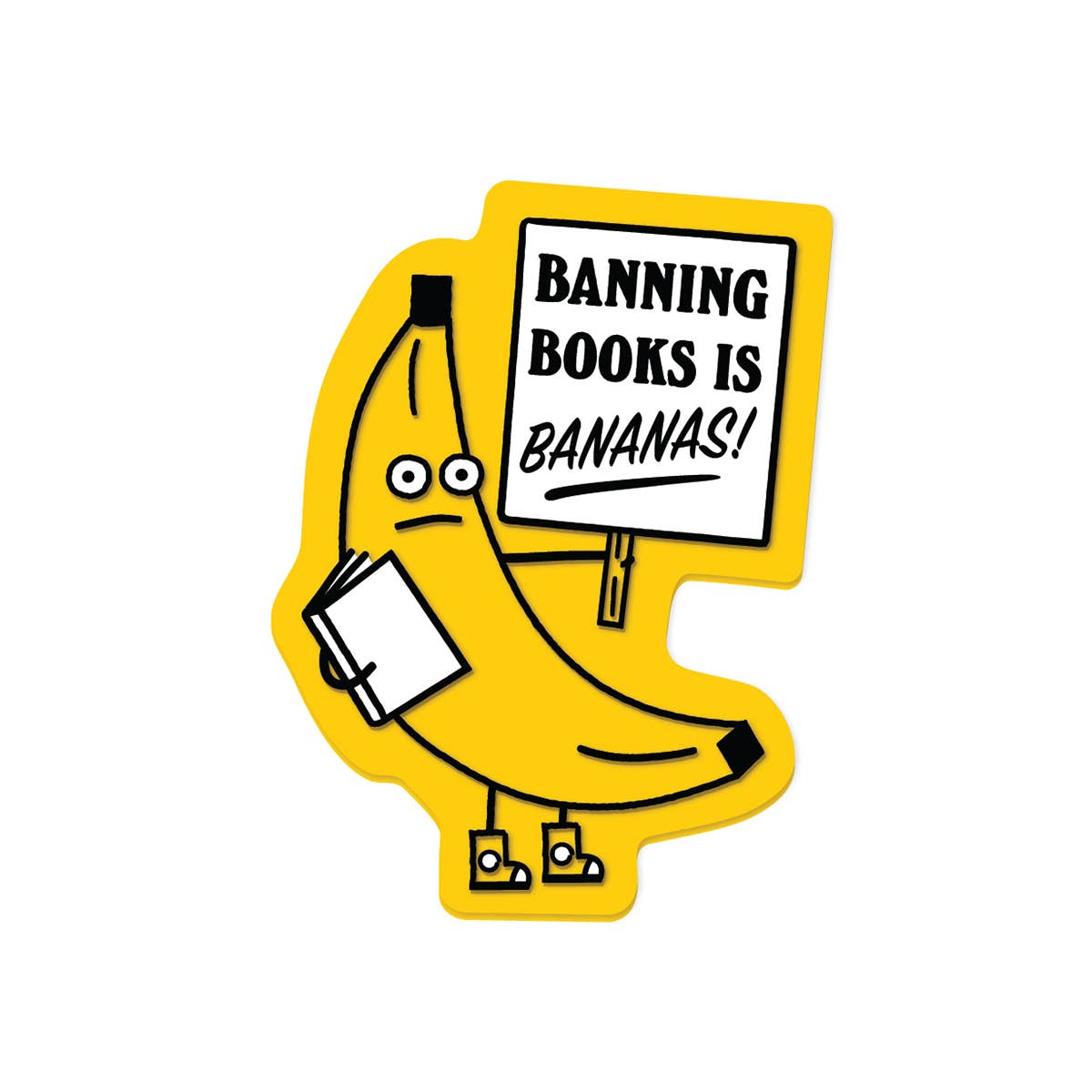 Magnet: Banning Books is Bananas! (BEST SELLER)