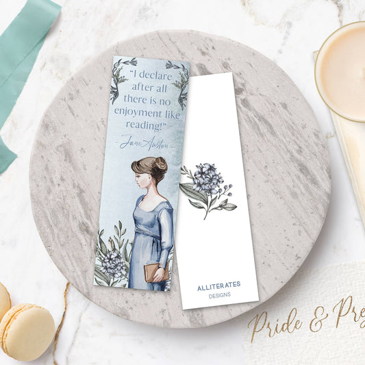 Bookmark-002: Pride and Prejudice Quote - Jane Austen