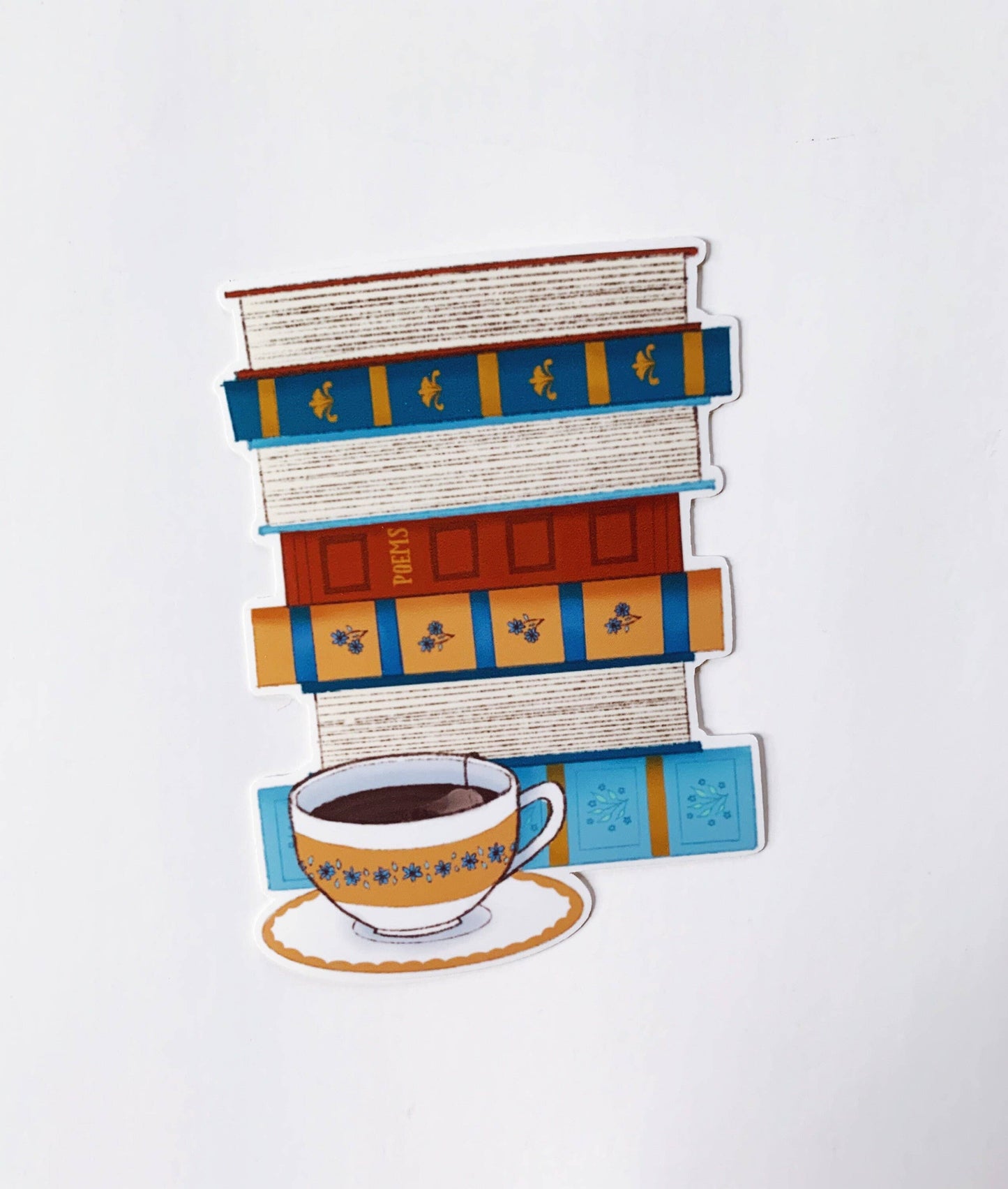 Sticker-Books-02: Books & Tea