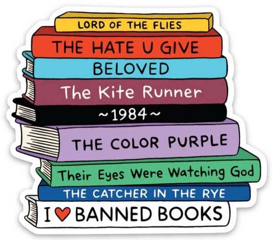 Sticker-BannedBooks-02: Banned Books