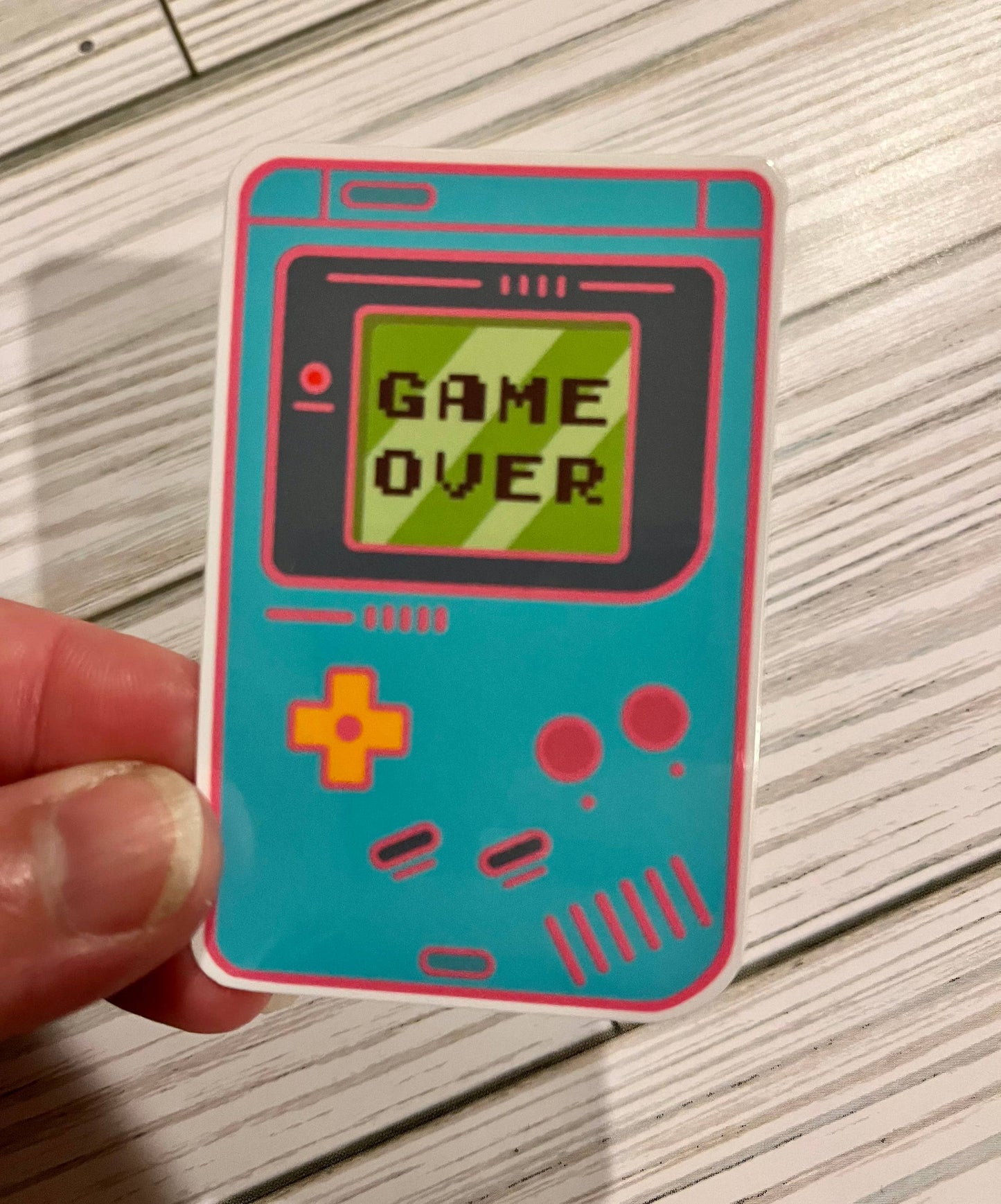 Sticker-Tech-05: Game Over, Game Boy
