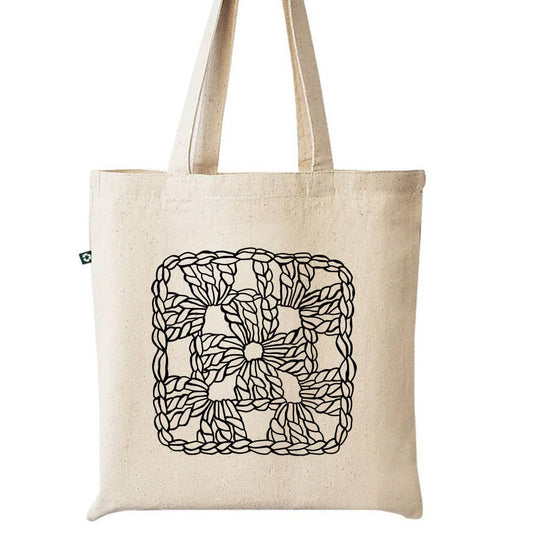 Tote Bag: Granny Square