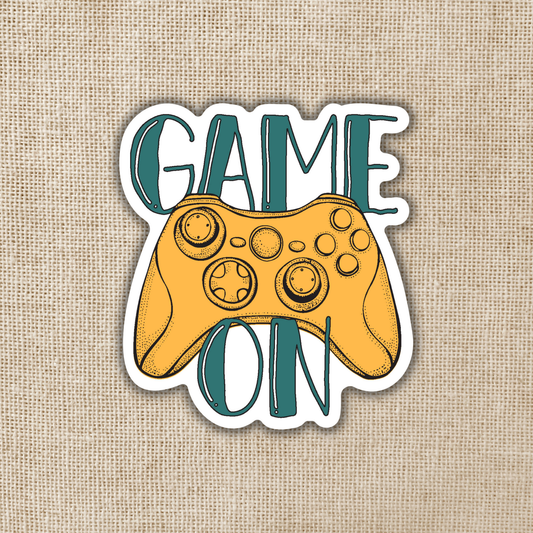 Sticker-Tech-03: Game On Video Game Controller