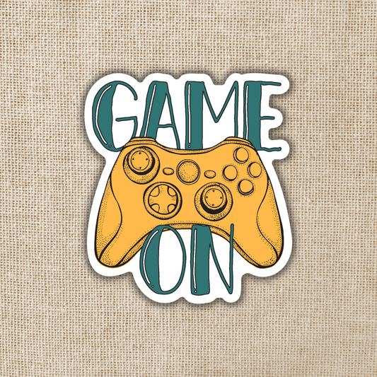 Sticker: Game On Video Game Controller