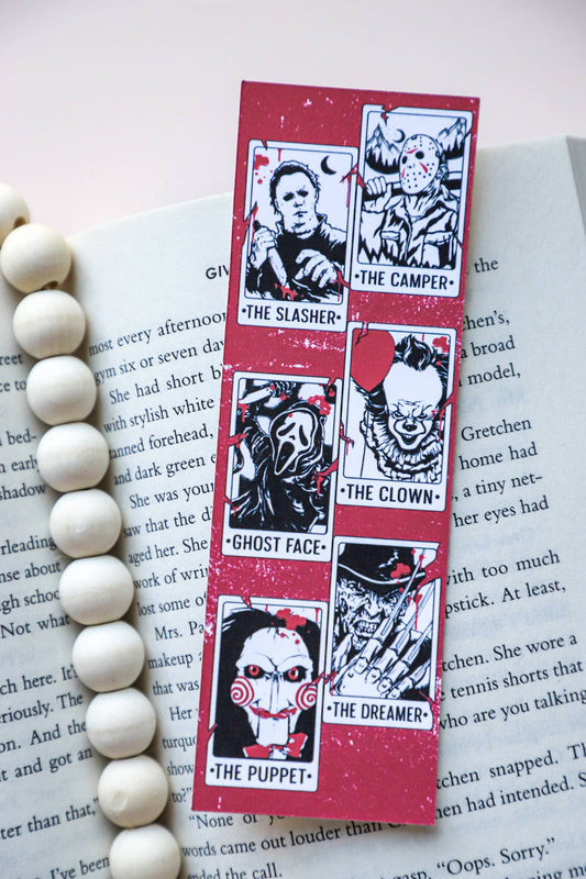 Bookmark-008: Halloween Slasher (With Tassel)