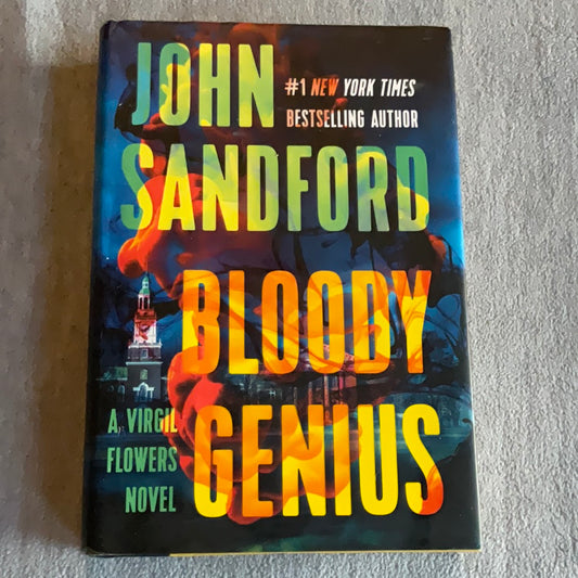 Sandford, John: Bloody Genius -A Virgil Flowers Novel (First Edition, 2019)